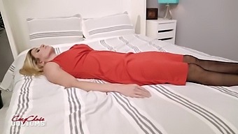 Busty Blonde Milf Gets A Creampie On Webcam