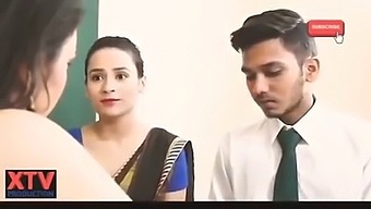 Indian Teacher And Student Explore Pleasure Together