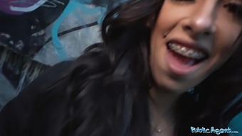 A Seductive Colombian Woman Gives Oral And Vaginal Pleasure In A Public Setting