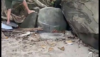 Group Sex On The Beach With An Orgy Of Participants