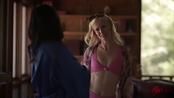 Intense Licking And Scissoring In A Romantic Lesbian Encounter