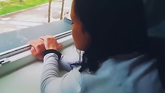 Face-Fucked And Covered In Cum While Getting Fucked By The Window
