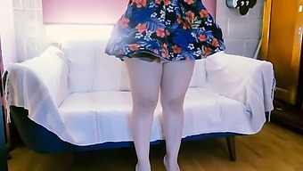 Masturbating Voyeur Encounters A Dominant Woman Who Orders Him To Undress